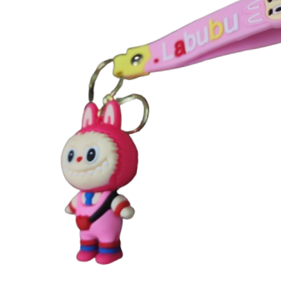 Pink Labubu Keychain!
