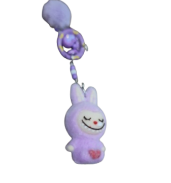 Purple Fuzzy Labubu