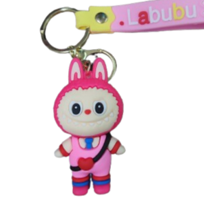 Pink Labubu Keychain!