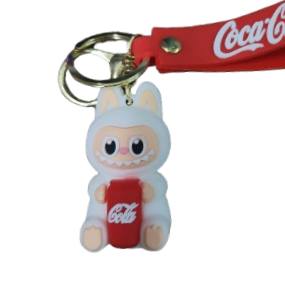 Labubu Holding Coca Cola Can